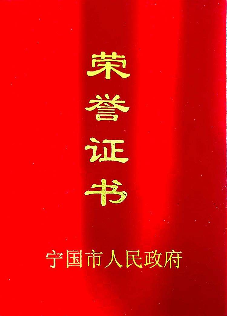 榮譽(yù)證書(shū)